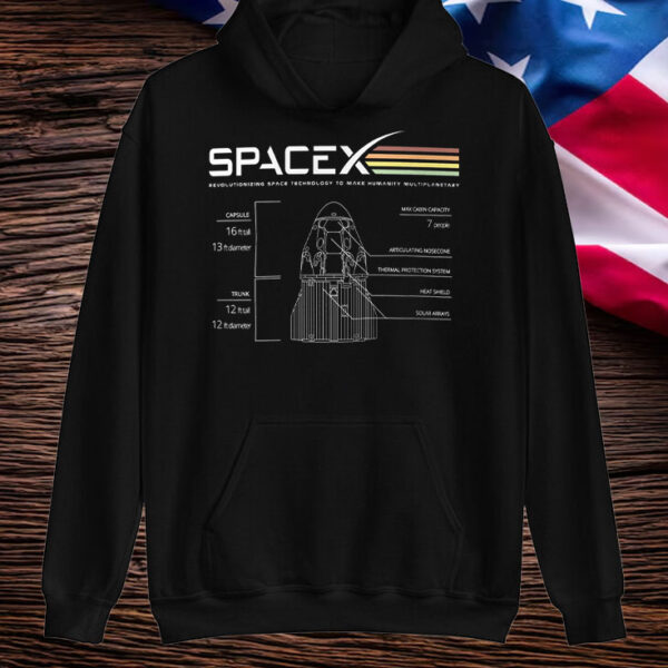 SpaceX T-Shirt Crew Dragon