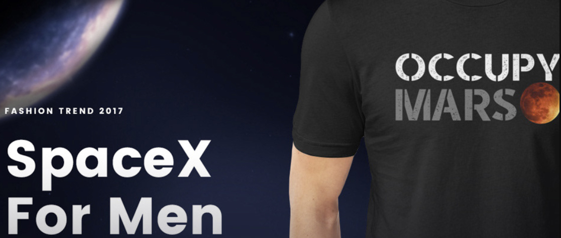 SpaceX Men’s Occupy Mars T-Shirt
