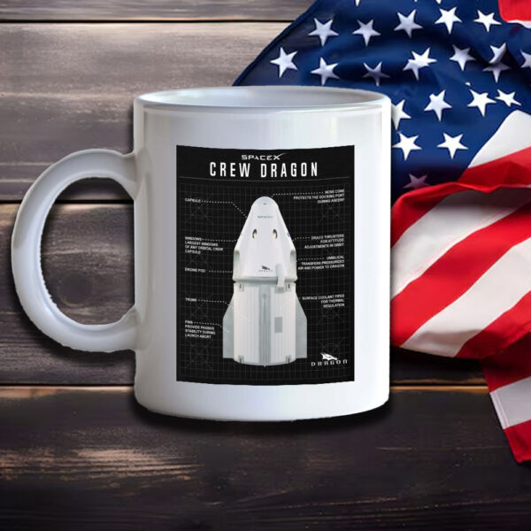 SpaceX Crew Dragon Capsule Youth's Mug