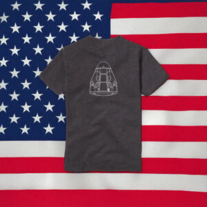 SpaceX Crew Dragon Schematic T-Shirt