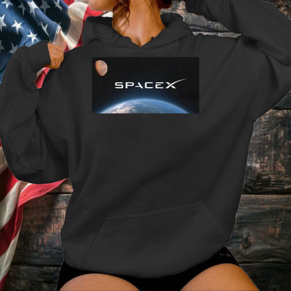 SpaceX Earth Voyager Graphic T-Shirt