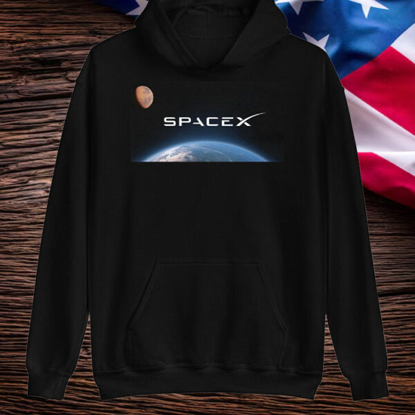 SpaceX Earth Voyager Graphic T-Shirt