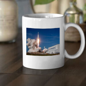 SpaceX Falcon Heavy Cape Canaveral Florida Rocket Launch Mug