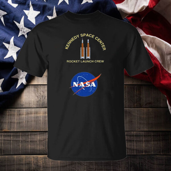 SpaceX Kennedy Space Center ,Rocket Launch Crew T-Shirt