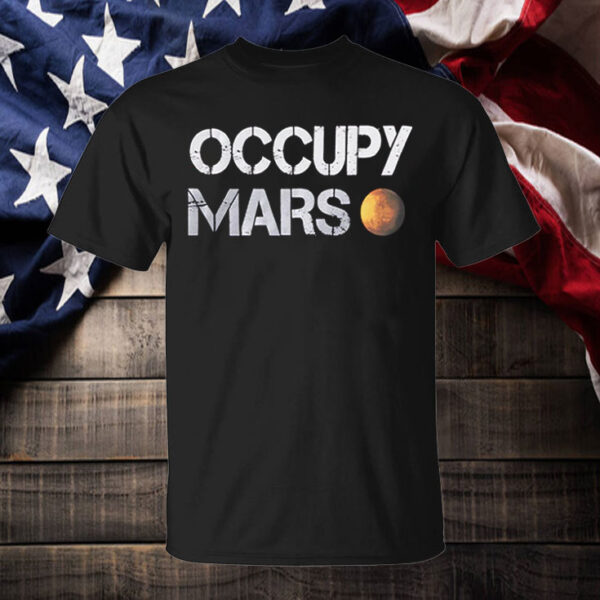 SpaceX Occupy Mars Pullover T-Shirt