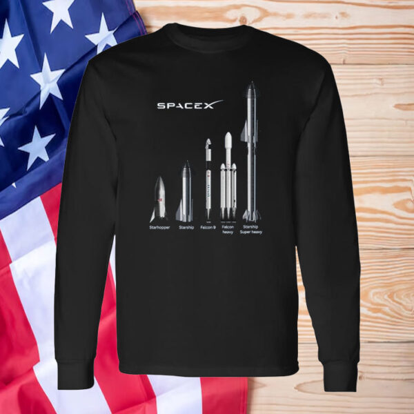 SpaceX Rocket Fleet T-Shirt