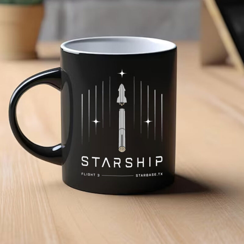 SpaceX Starship Flight 3 Mug