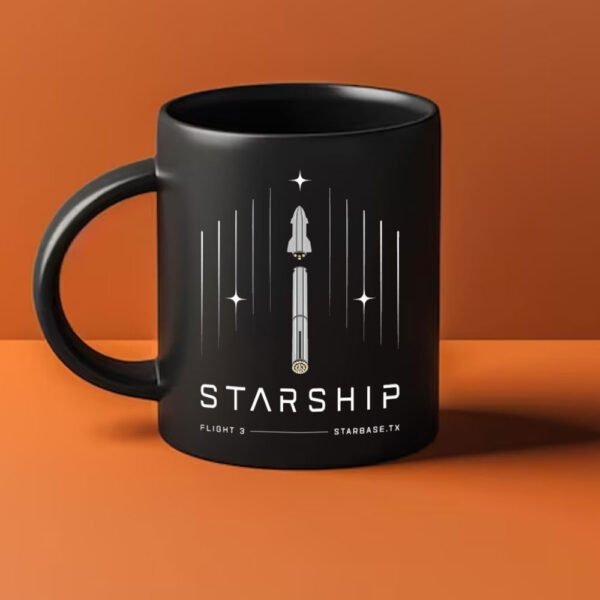 SpaceX Starship Flight 3 Mug