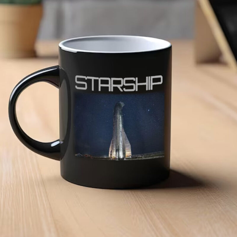 SpaceX ,Starship MK1 Space Rocket Mug