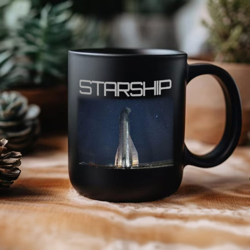 SpaceX ,Starship MK1 Space Rocket Mug