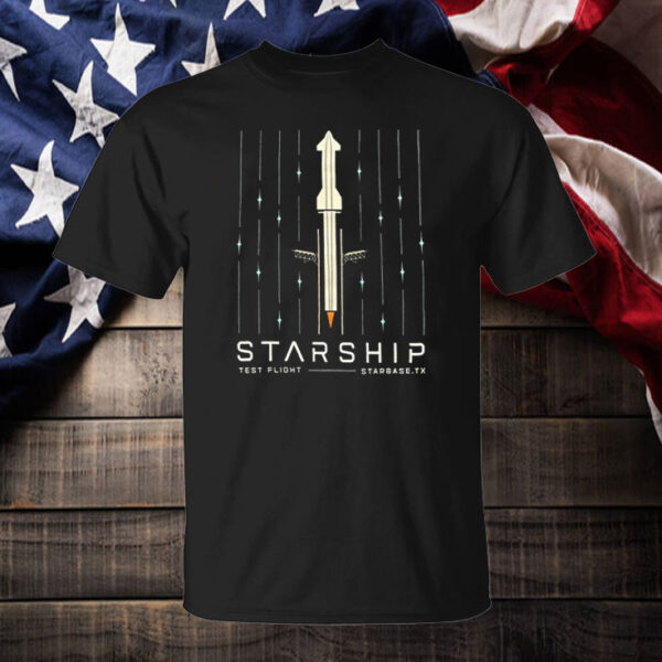 SpaceX Starship Test Flight T-Shirt