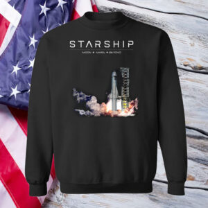 SpaceX Starship Test Launch Adult T-Shirts