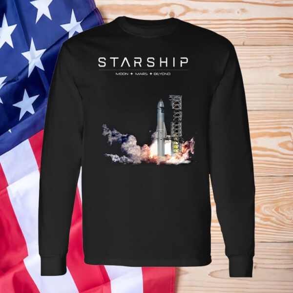 SpaceX Starship Test Launch Adult T-Shirts