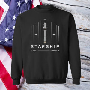 SpaceX Unisex Starship Flight 3 T-Shirt