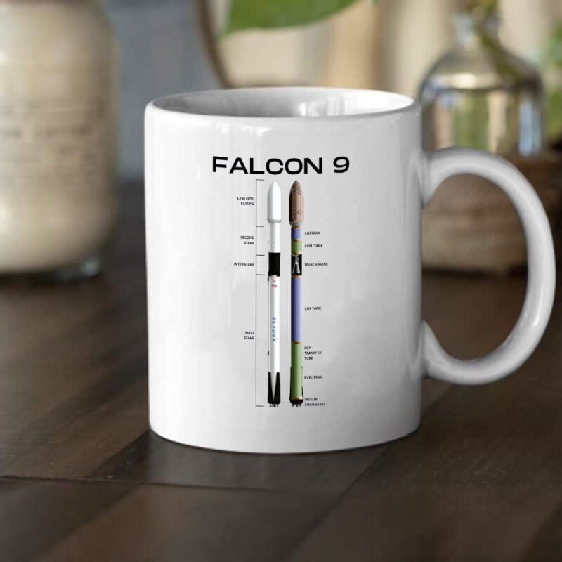 Spacex Falcon 9 Mug