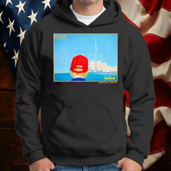 Trump SpaceX Rocket Launch Maga Icon Series T-Shirt